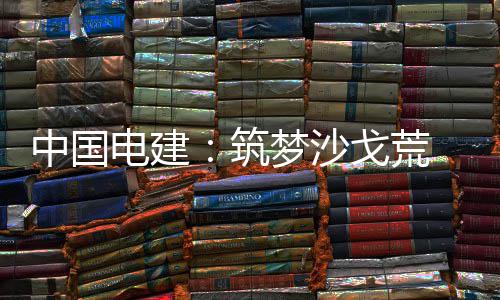 梦沙电建电兴戈荒中国筑伟业 绿