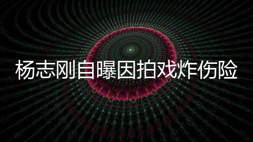 命 杨志演员险丧曝因拍戏刚自差点炸伤放弃事业