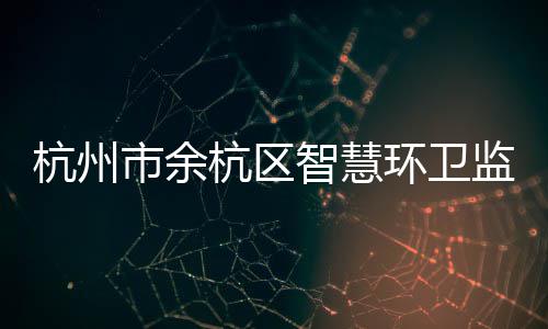 运行投入监管平台杭州杭区环卫智慧正式市余
